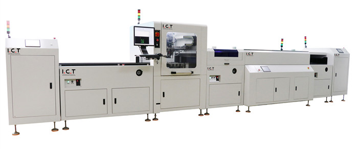 I.C.T丨PCB automatic coating spraying gluing machine dispensing for SMT